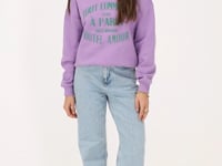 Lilac sweatshirt "Hotel Amour" | My Jewellery