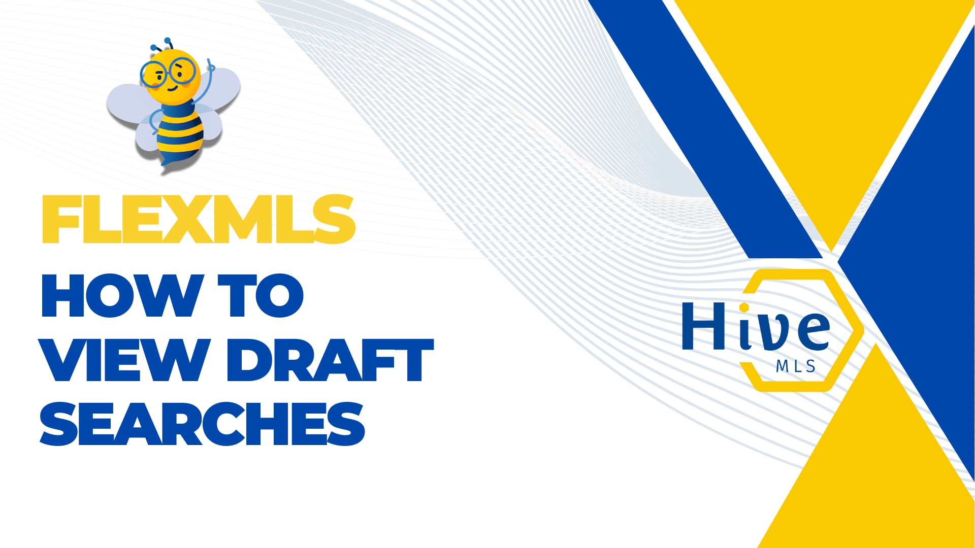 How to view draft searches in Flexmls