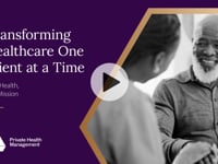 Private Health Management video/presentation/materials