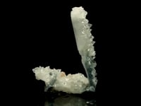 Apophyllite “Lollipop” with Calcite over Agate Stalactite