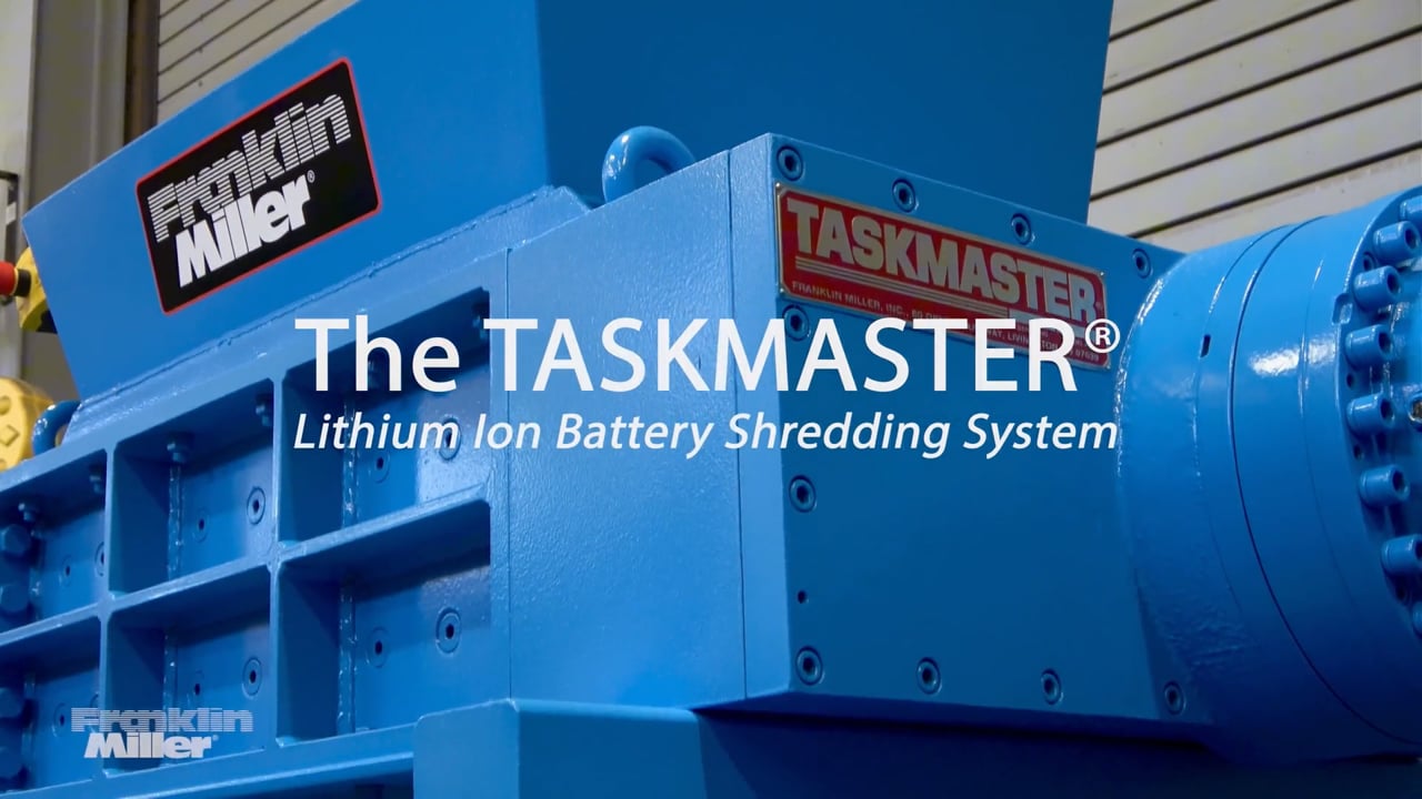 Battery Shredding In Action