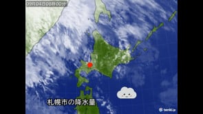 台風の衛星画像