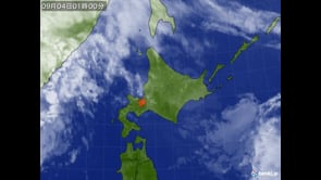 台風の衛星画像