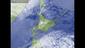 冬の衛星画像