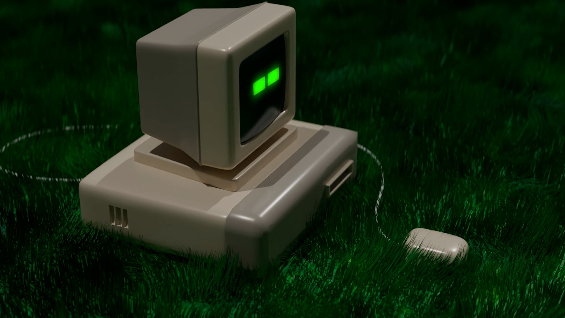 tiny pc (blender+after effects)