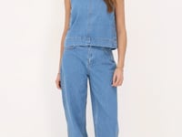 Blue denim singlet with wave | My Jewellery