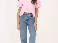 Light pink top with short sleeves & bows | My Jewellery