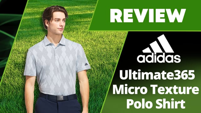 Adidas Ultimate365 Micro Texture Polo Shirt