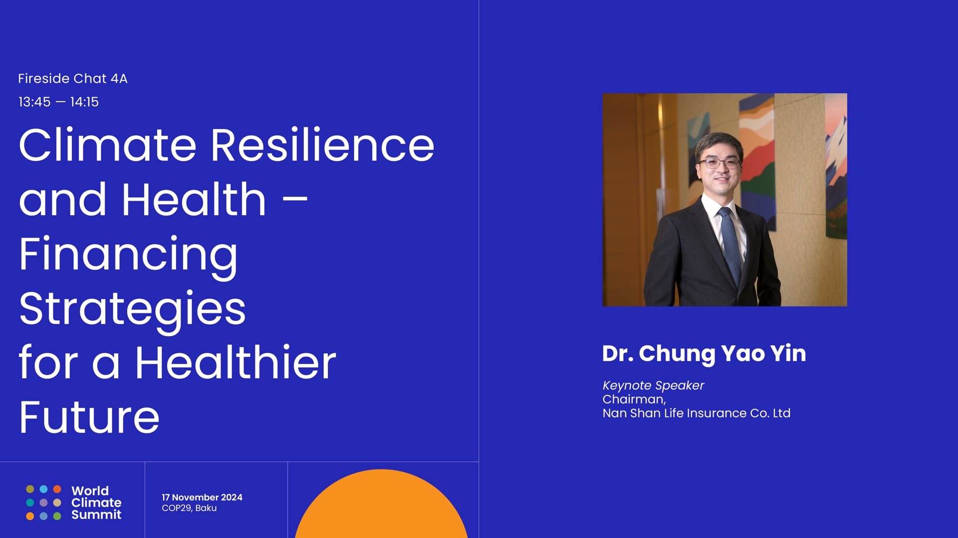 Keynote - Dr. Chung Yao Yin