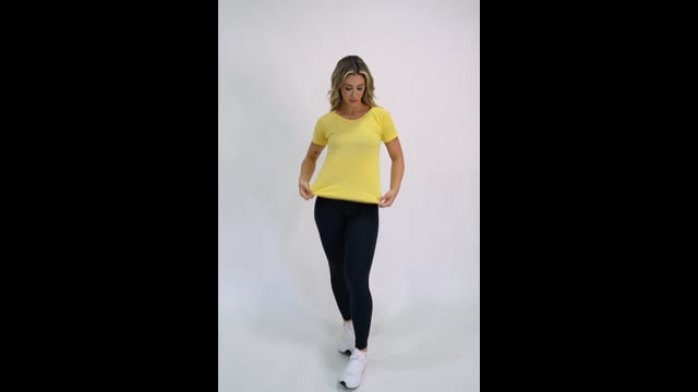 Blusa Fitness Amarela Air Dry Fit