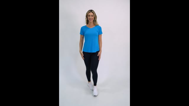 Blusa Fitness Azul Air Dry Fit