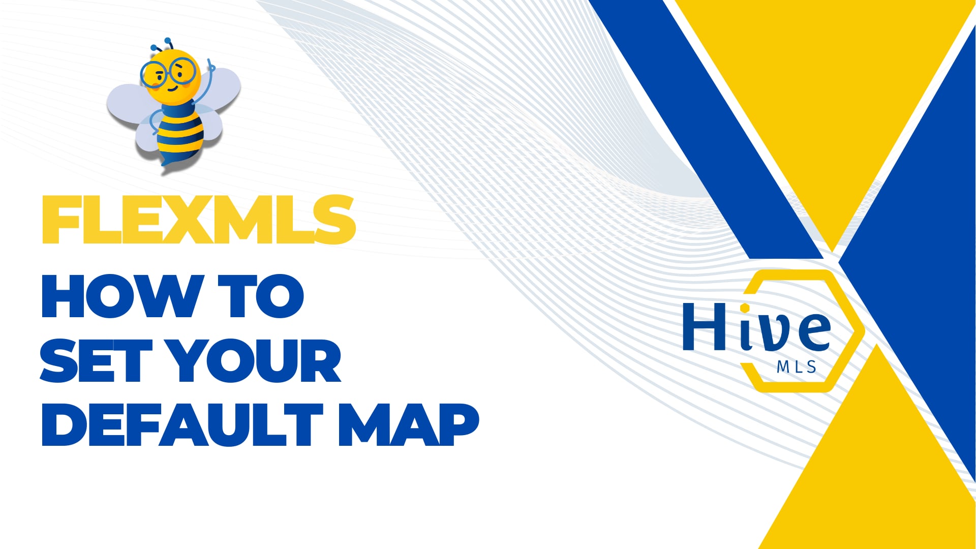 How to set your default map in Flexmls