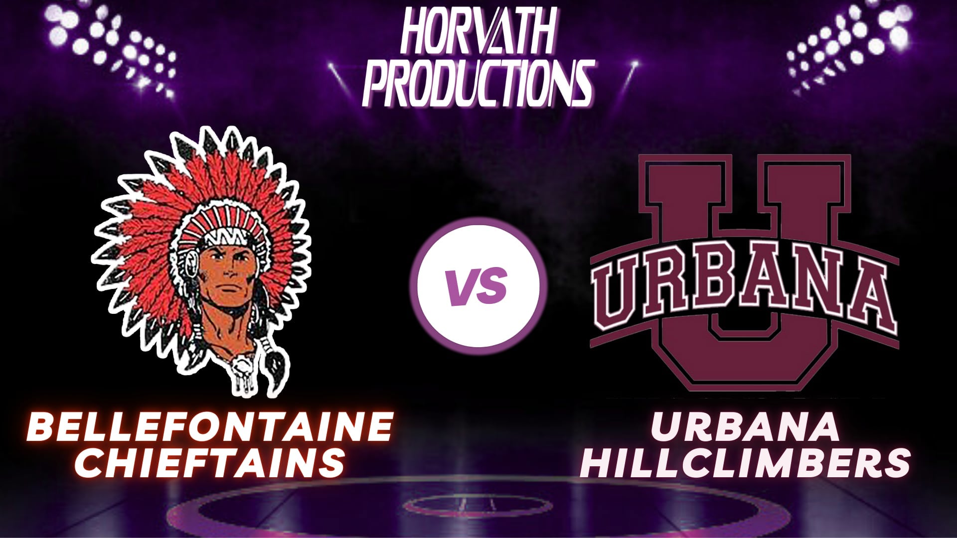 The 68 Duals | Bellefontaine Chieftains @ Urbana Hillclimbers | High School Wrestling