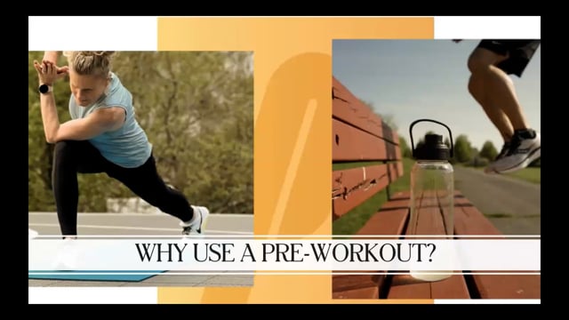 Pre-Workout Drink Training
