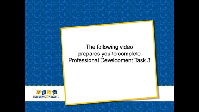 MPP K-3 for Teachers - Lesson in Action PD Task 3