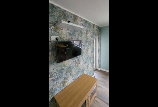 Video 1: Spacious living room with smart TV