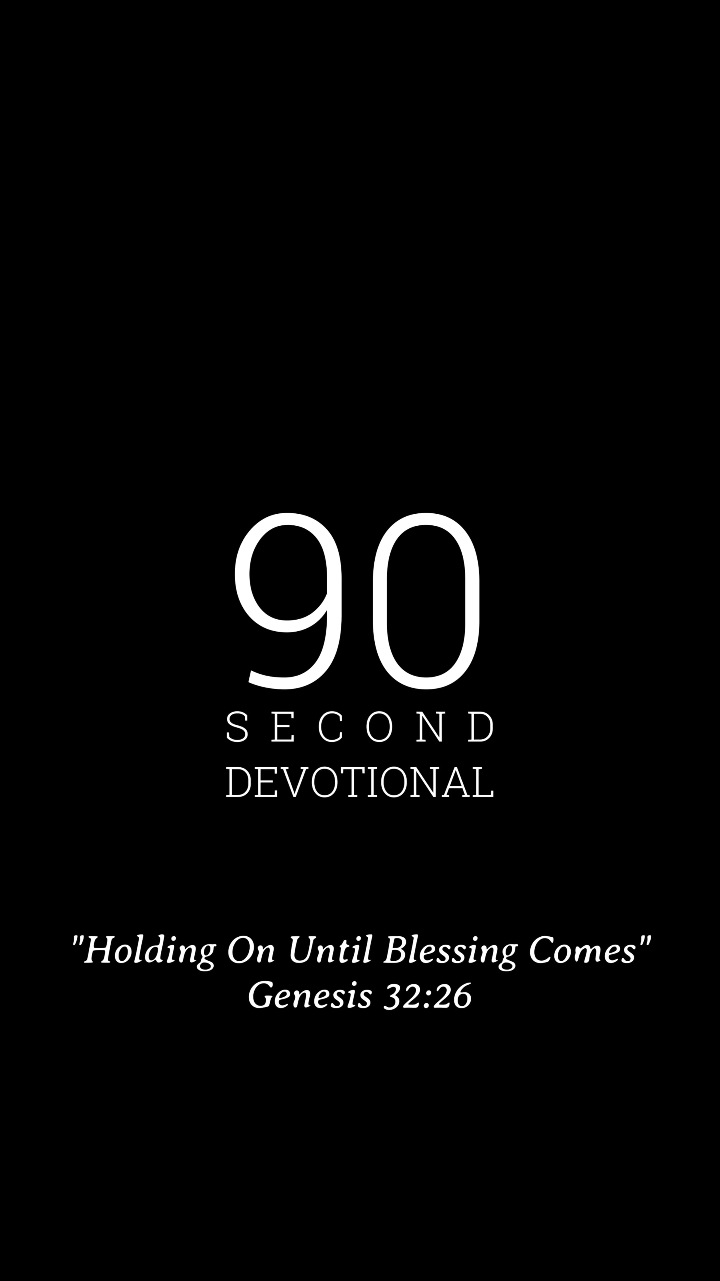 Pastor Kevin s Daily Devotional January 30 2025 Genesis 32 26