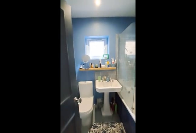 Video 1: High-ceilinged, spacious front room/living area