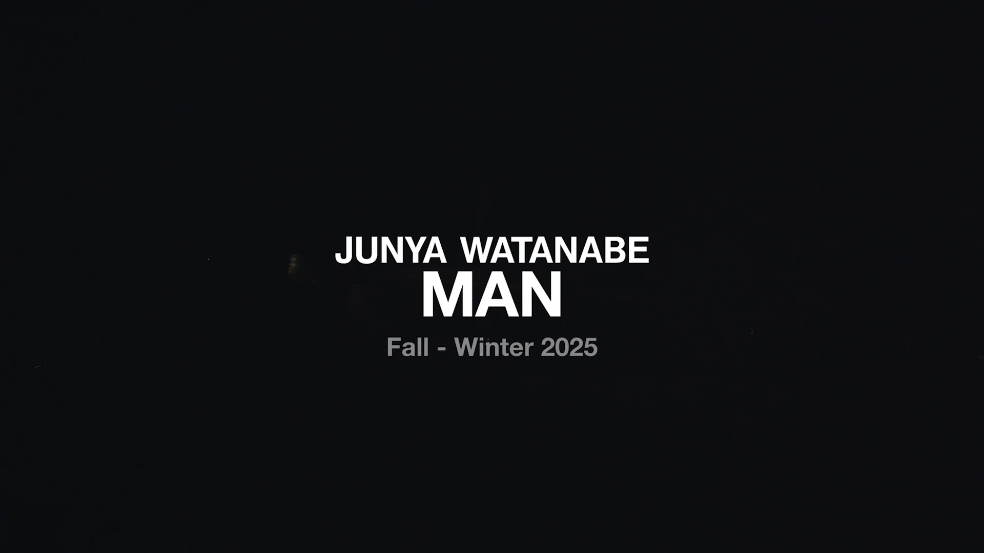 Junya Watanabe Man AW25 | DSM Ginza