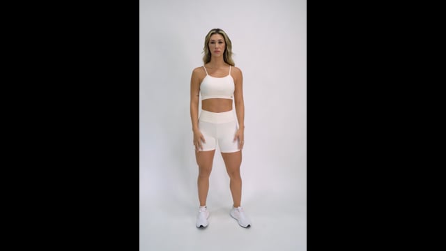Short Fitness Básico Off White Light