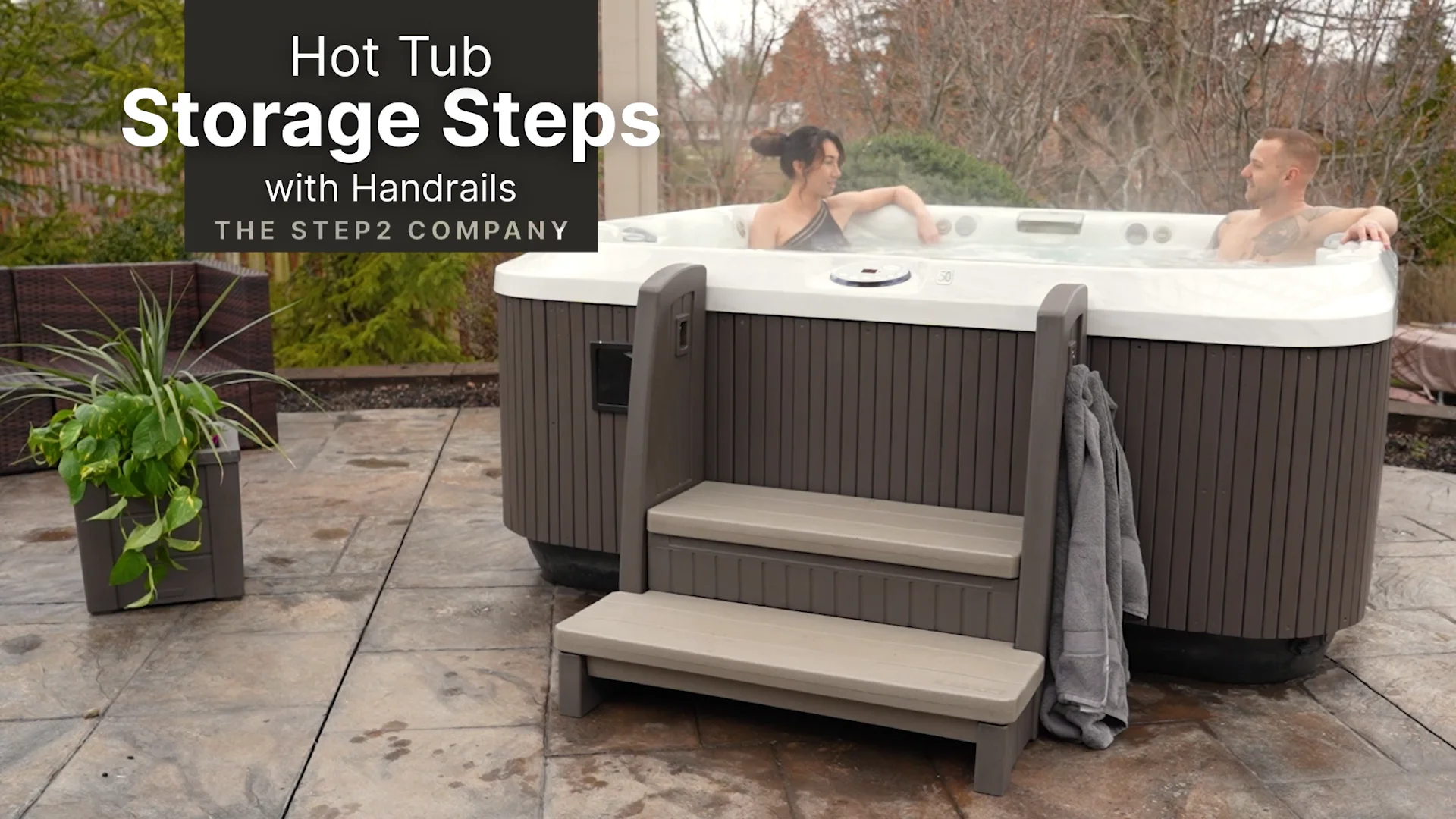 3 Tier / Rise Hot Tub Steps / Spa Steps / Caravan Steps - UK
