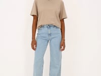 bruin t-shirt met M_1