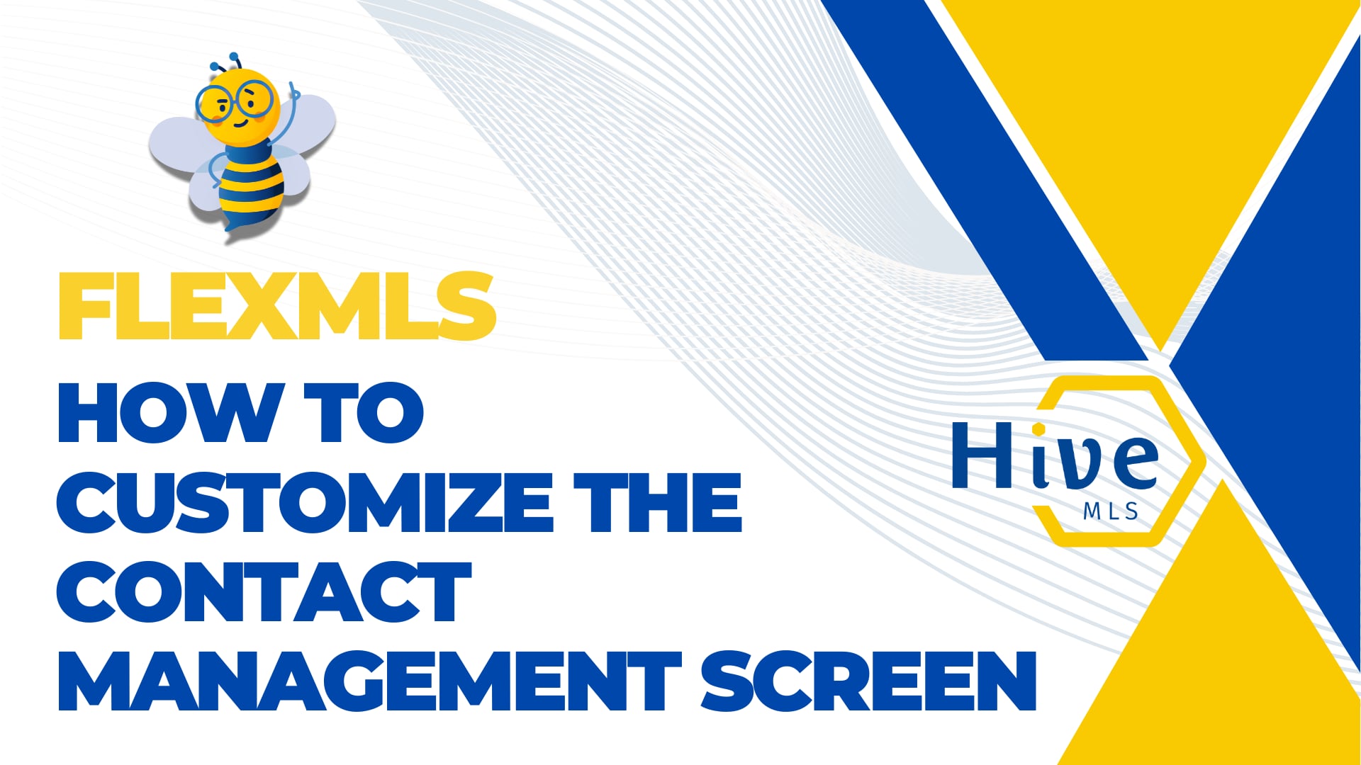 How to customize the Contact Management screen