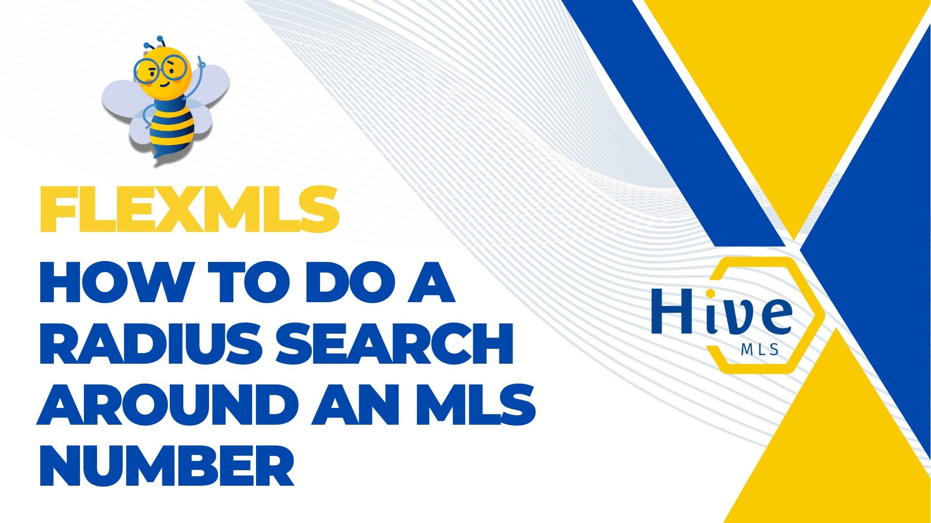 How to do a radius search around an MLS number