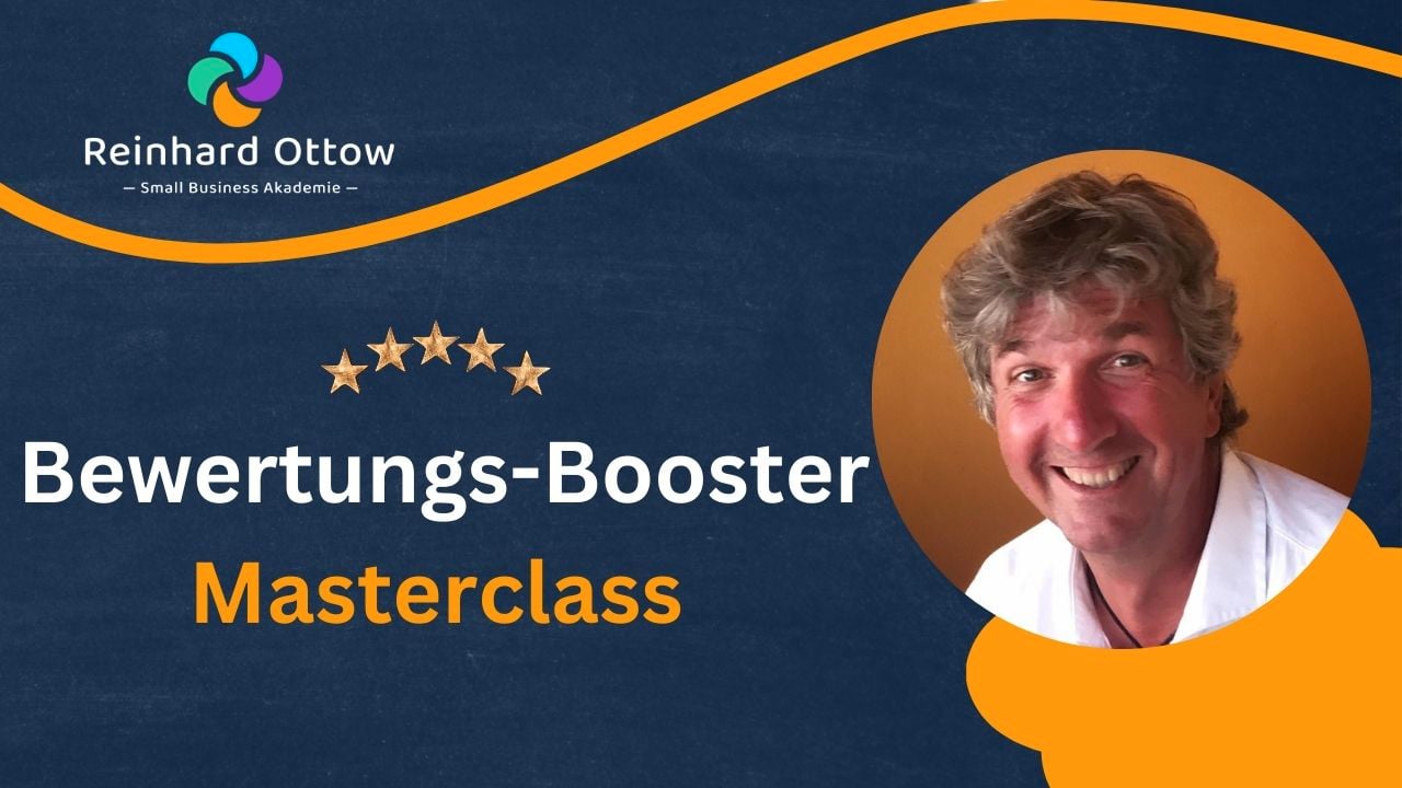 Bewertungs-Booster Masterclass – Kurs zu Online-Kundenbewertungen