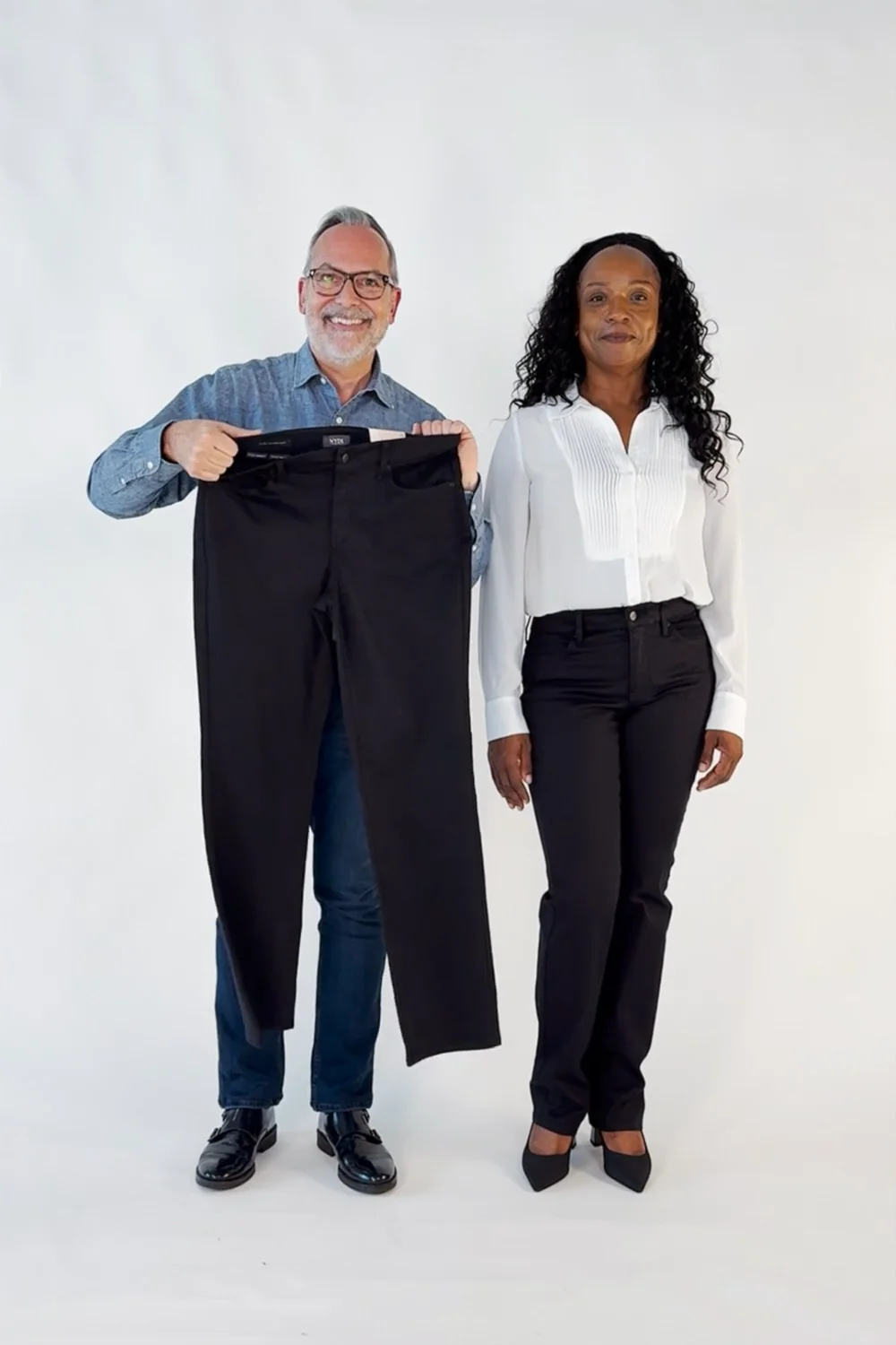 Waist-Match™ Marilyn Straight Jeans - Black Black | NYDJ