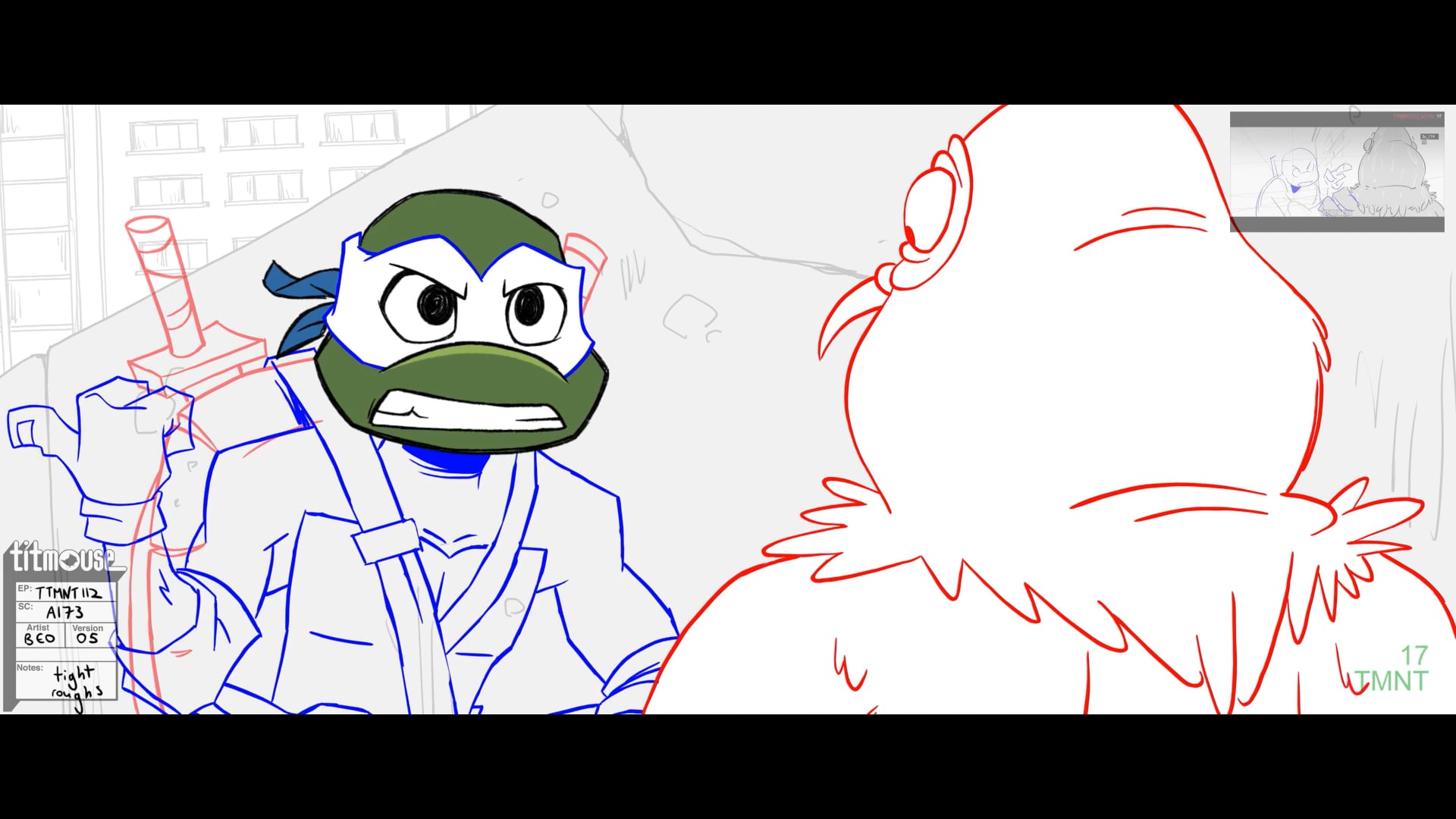 TTMNT - Animation Show Reel - Bajan Oates