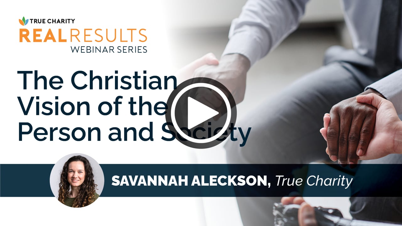 The Christian Vision of the Person and Society