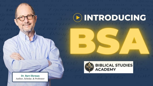 Introducing the Biblical Studies Academy