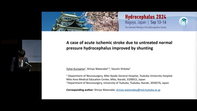 A case of acute ischemic stroke due to untreated normal pressure hydrocephalus improved by shunting - Yuhei Kuriyama