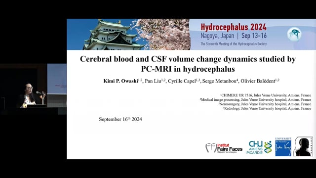 Cerebral blood and CSF volume change dynamics studied by PC-MRI in hydrocephalus - Kimi Owashi