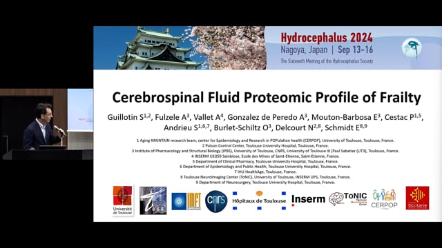 Cerebrospinal Fluid Proteomic Profile of Frailty - Eric Schmidt