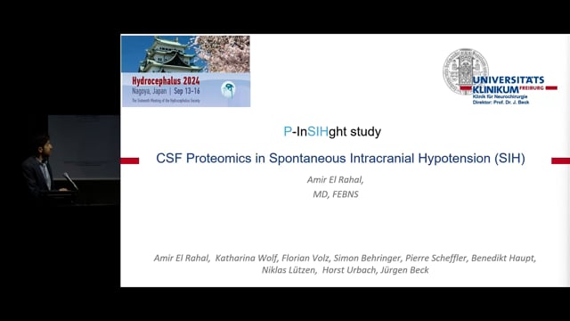 CSF Proteomics in Spontaneous Intracranial Hypotension - Amir El Rahal