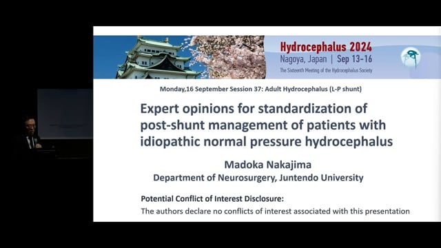 Expert opinions for standardization of post-shunt management of patients with idiopathic normal pressure hydrocephalus - Madoka