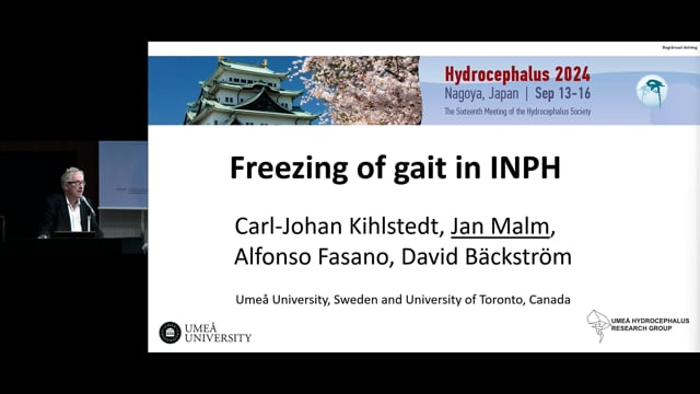 Freezing of gait in idiopathic normal pressure hydrocephalus - Jan Malm