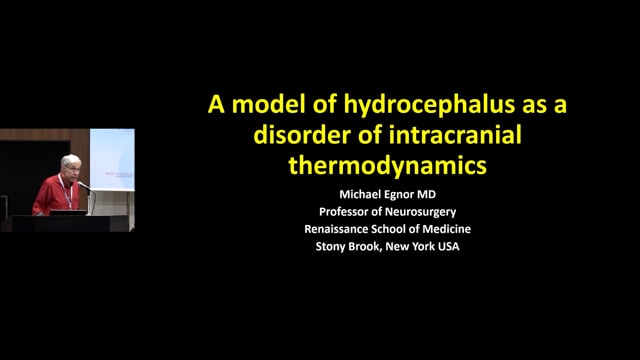 A thermodynamic model of obstructive hydrocephalus - Michael Egnor