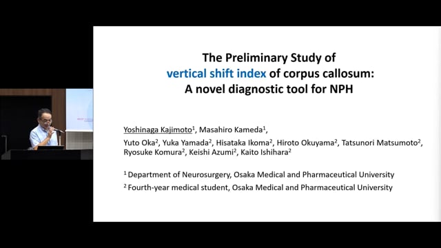 The Preliminary study of vertical shift index of corpus callosum A novel diagnostic tool for normal pressure hydrocephalus - Yos