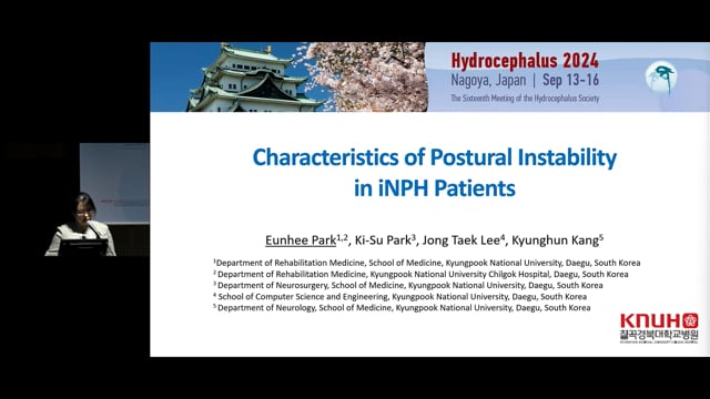 Characteristics of Postural Instability in Idiopathic Normal Pressure Hydrocephalus - Eunhee Park