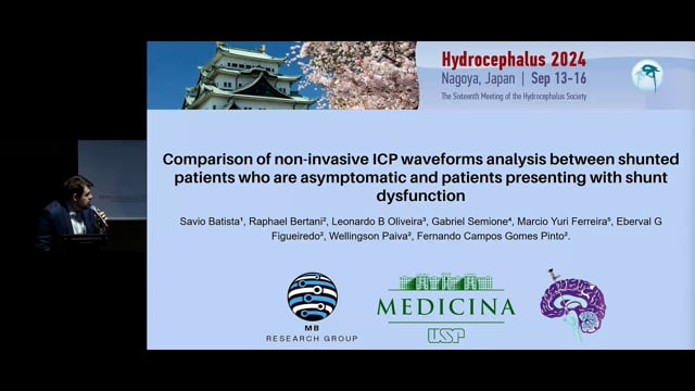 Comparison of non-invasive ICP waveforms analysis  between hydrocephalus patients who are asymptomatic and patients presenting w