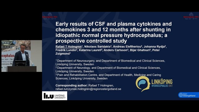 Early results of CSF and plasma cytokines and chemokines 3 and 12 months after shunting in idiopathic normal pressure hydrocephalus