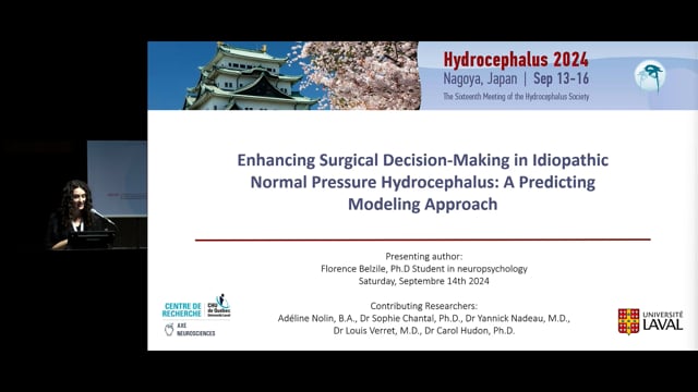 Enhancing Surgical Decision-Making in Idiopathic Normal Pressure Hydrocephalus A Predicting Modeling Approach - Florence Belzile
