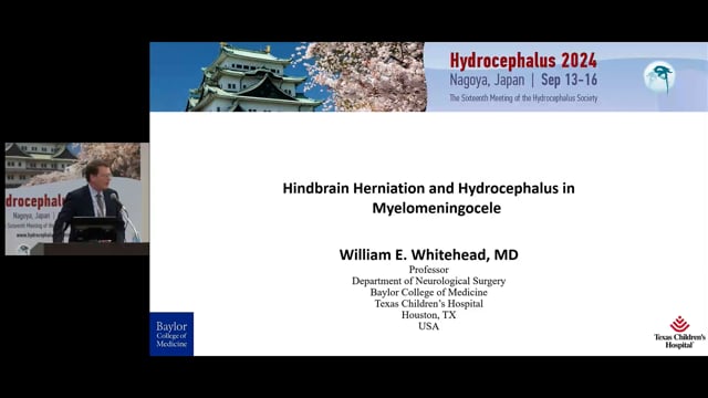 Hindbrain Herniation and Hydrocephalus in Myelomeningocele - William Whitehead