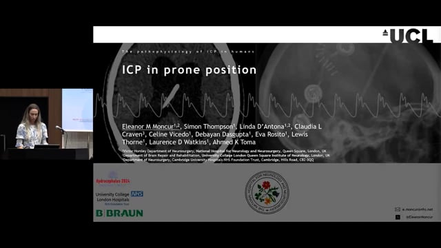 Intracranial pressure in prone position - Eleanor Moncur
