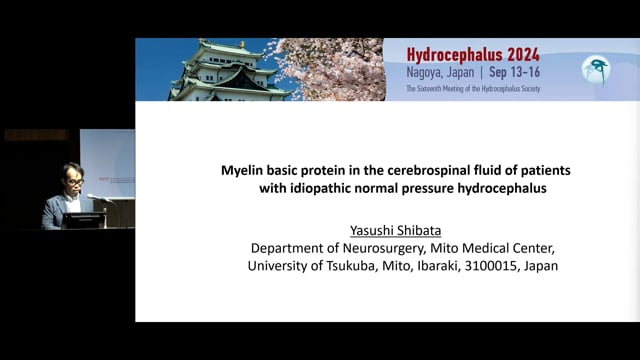 Myelin Basic Protein in the Cerebrospinal Fluid of Patients with Idiopathic Normal Pressure Hydrocephalus - Yasushi Shibata