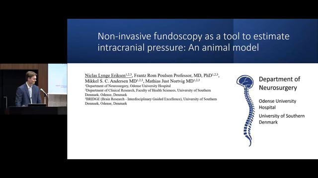 Non-invasive fundoscopy as a tool to estimate intracranial pressure An animal model - Niclas Lynge Eriksen