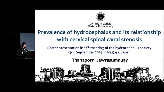 Prevalence of Hydrocephalus and its Relationship With Cervical Spinal Canal Stenosis - Thanaporn Jewrasumnuay